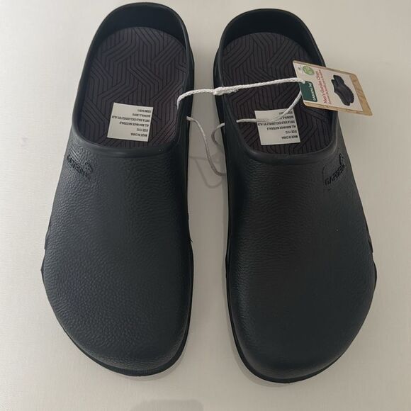 Black Garden Clogs Mens 11 12 Gardening Mules Shoes Gardenline - Picture 2 of 4